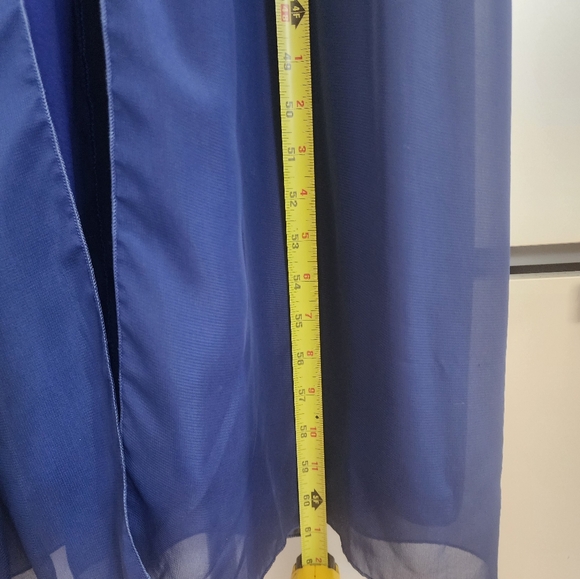 JUMPSUIT WYTH SHEER SKIRT. NO tag.Size L pit to pit 20".Newer wear. - Picture 7 of 7